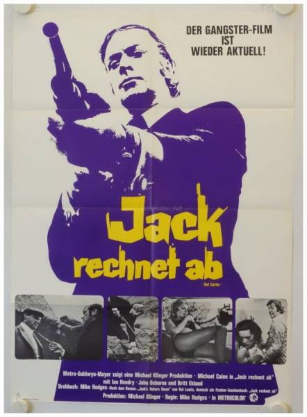 Get Carter original release german movie poster